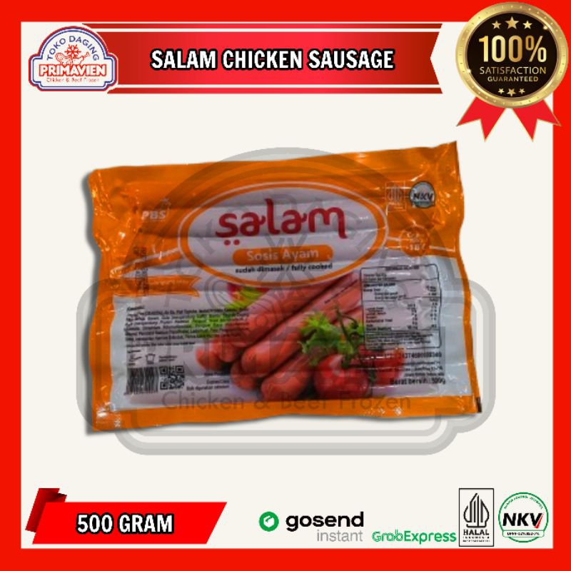 

Salam Chicken Sausage Long (500gram)