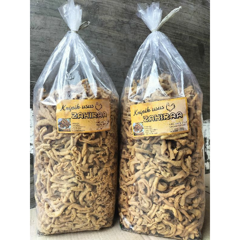 

Kripik usus 2 kg merk ZAHIRAA