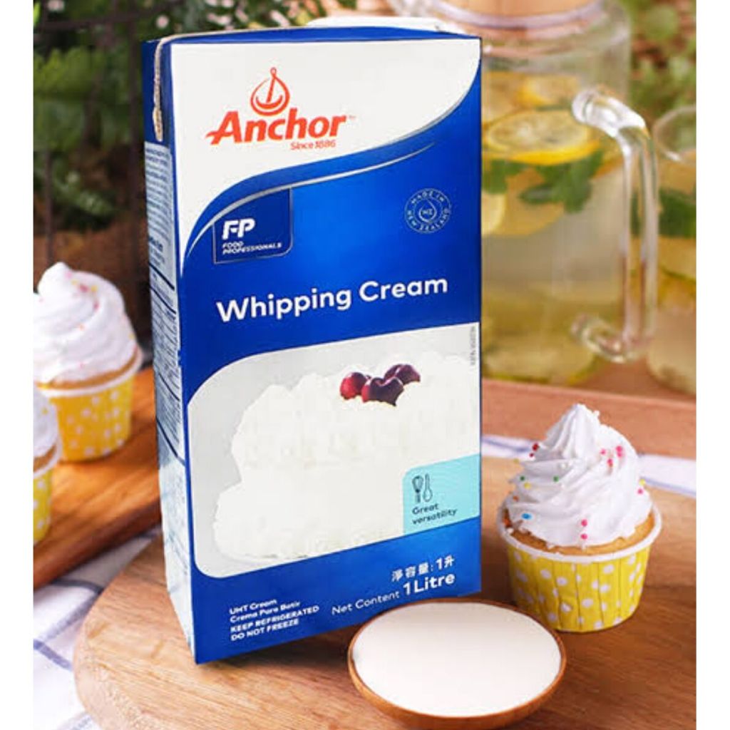 

Anchor Whipping Cream 1liter x 12pcs (KHUSUS PENGIRIMAN INSTAN)