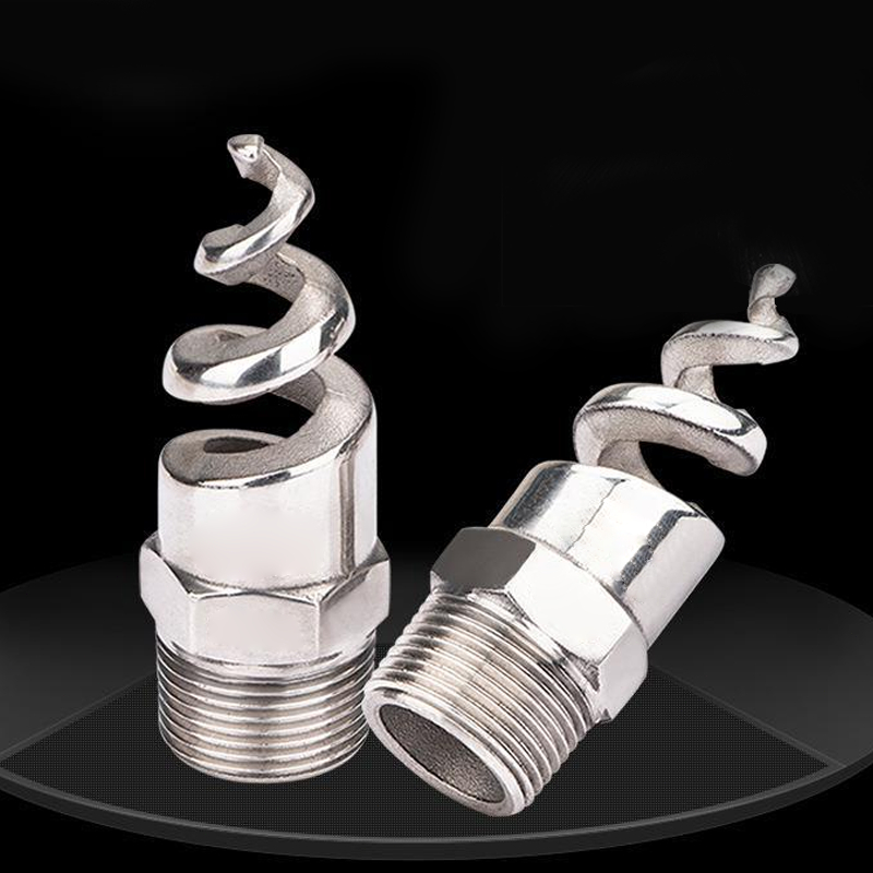 1 / 2 " Stainless Steel Spiral Cone Atomization Spray Nozzle Jet Nozzle Spray Spiral