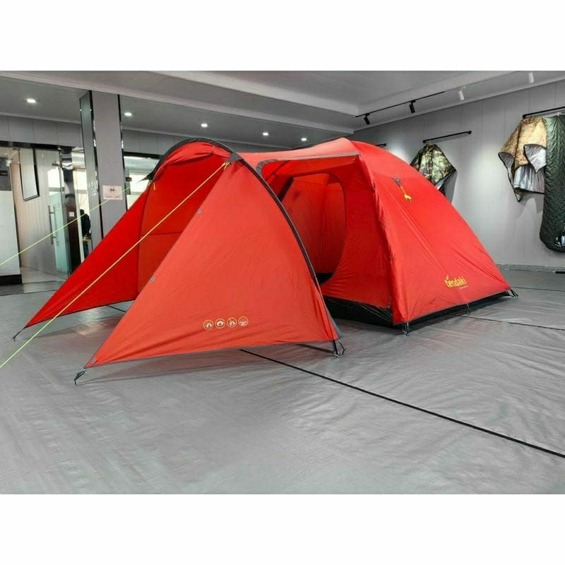 Tenda Gunung Pria TENDAKI BORNEO 4 - Tenda Tendaki MOLUCCAS 4 PRO Kapasitas 4 Orang - TENDA CAMPING 