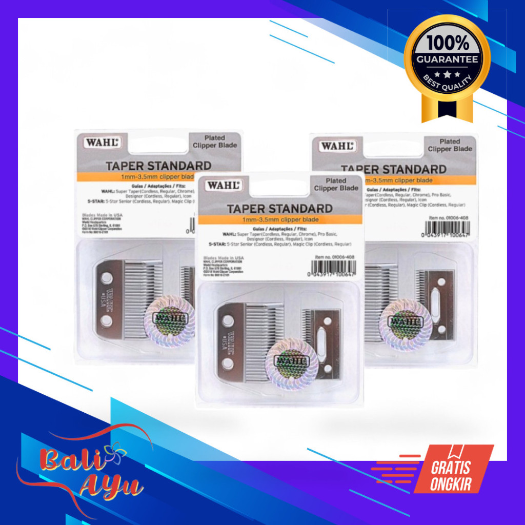 Wahl Pisau Clipper super taper / Super taper mata pisau / Wahl Super Taper Blade Set - Super Taper, 