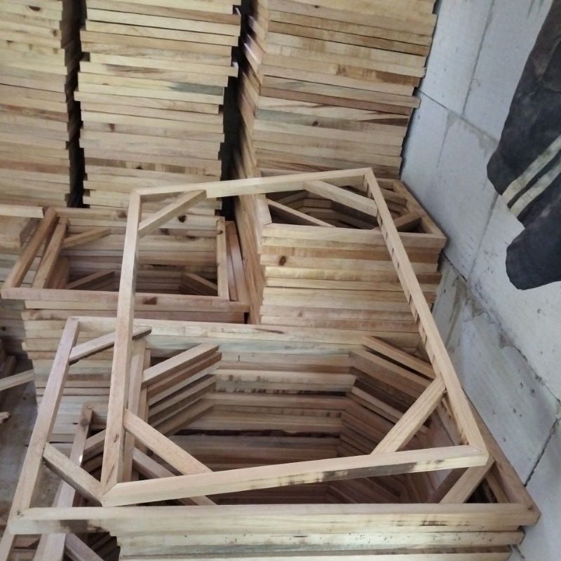 Spanram kayu Ukurann 40x60cm