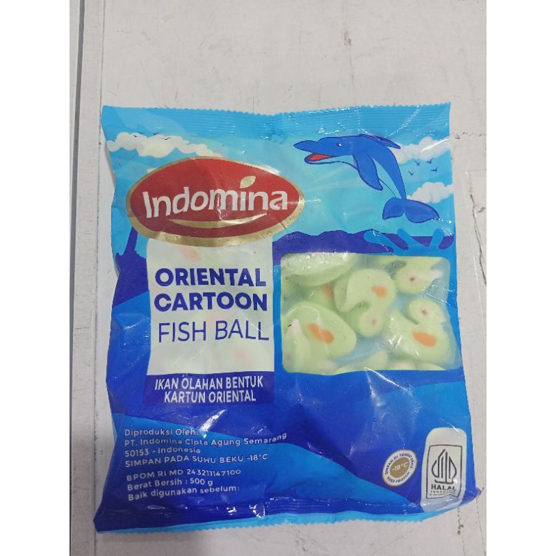 

Indomina Olahan ikan Oriental Cartoon 500gr/baso ikan