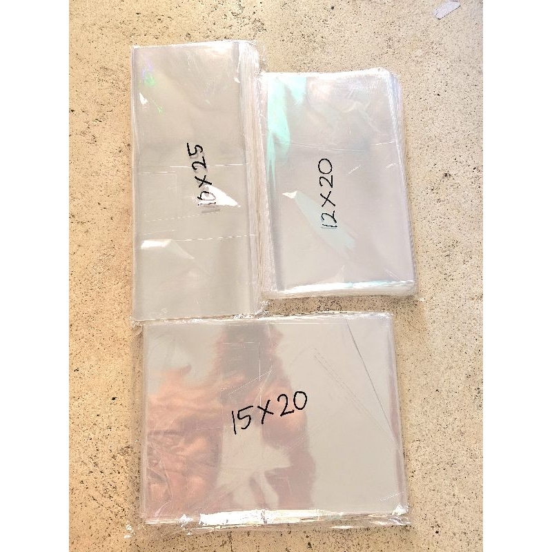 (100gr) Plastik Opp tebal 30mic tanpa lem/plastik aksesoris