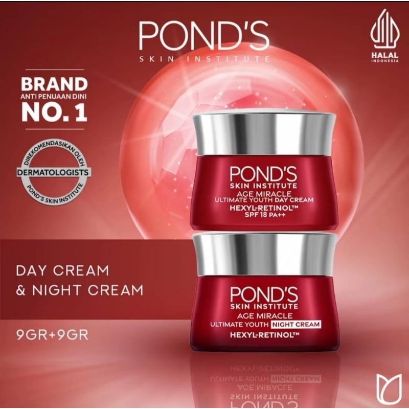 PONDS AGE MIRACLE DAY CREAM / NIGHT CREAM