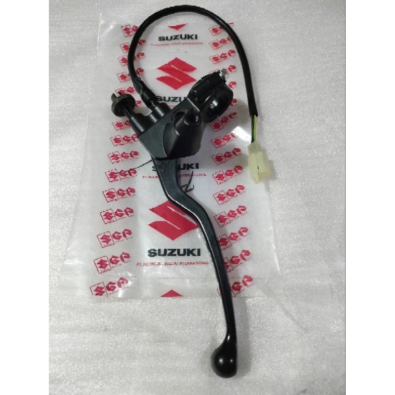 HANDLE KOPLING ASSY PLUS DUDUKAN HANDLE KOPLING SATRIA FU KARBU SATRIA FU BARONG DRAT 12