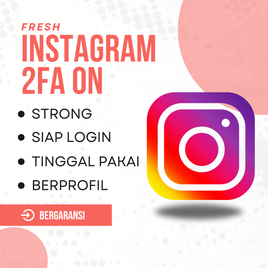 Akun Instagram Fresh / Polos / New / Baru / Kosongan  2FA ON