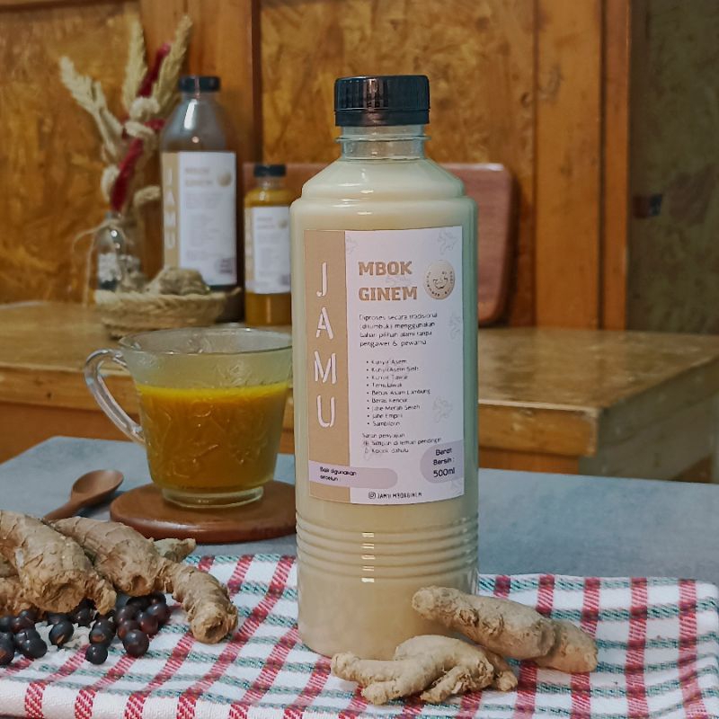 

Jamu Mbok Ginem - Beras Kencur 500ml