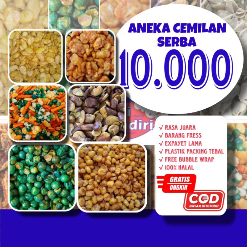 

aneka snack serba 10000/cemilan serba 10000/aneka snack 10K