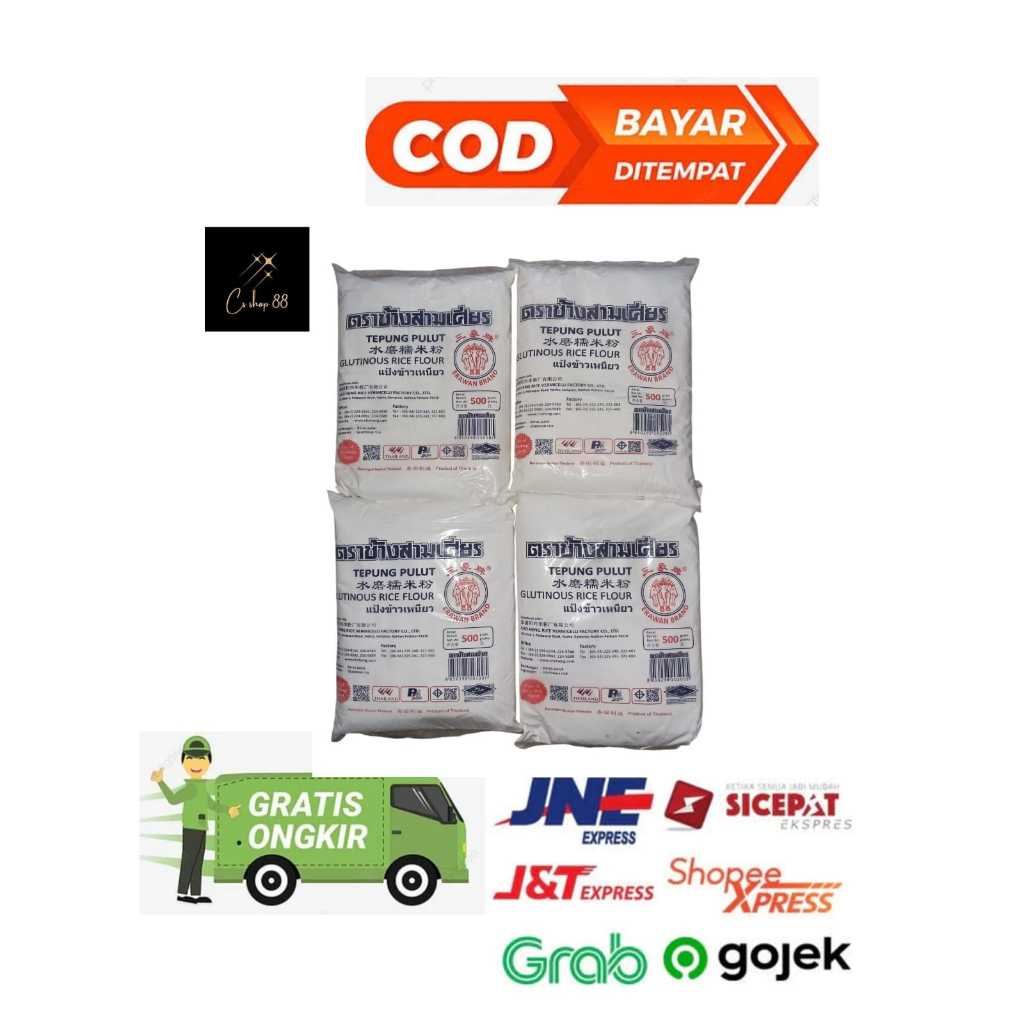 

TEPUNG KETAN PULUT ERAWAN THAILAND 500gram 500g