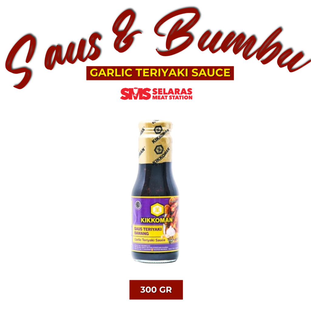 

Kikkoman Garlic Teriyaki Sauce 300 gr Tangerang Selatan