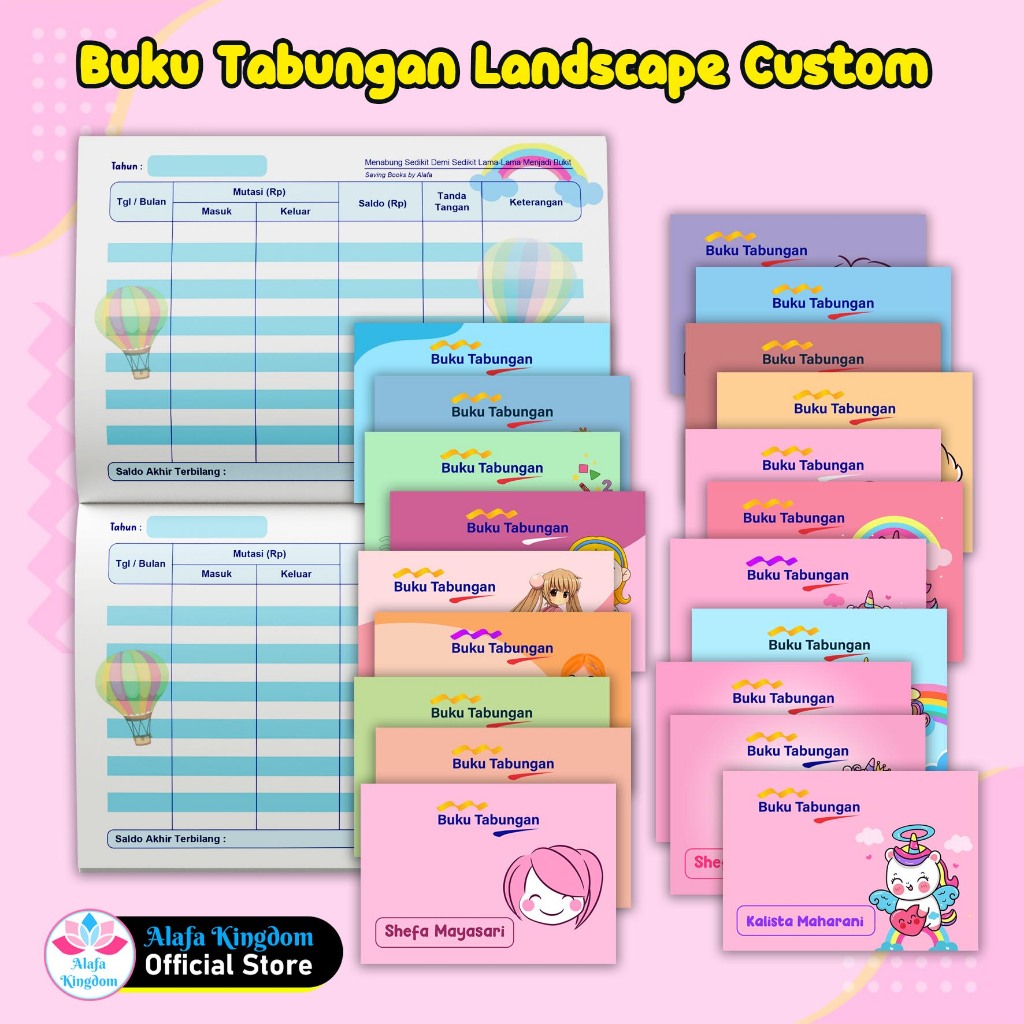 

Alafakingdom Buku Tabungan Landscape Kode 01-20