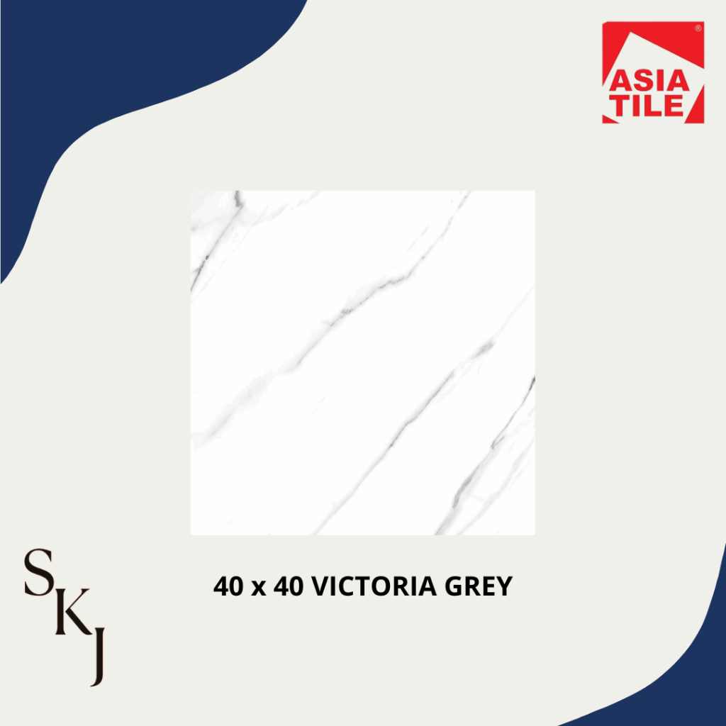 Keramik Asia Tile VICTORIA GREY 40x40 cm Kw 1