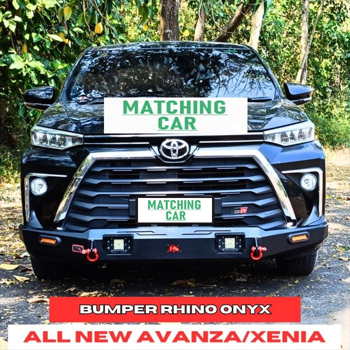 Tanduk Depan Towing Belakang All New Avanza Xenia 2022 2023 2024 2025 - UP Rhino Onyx