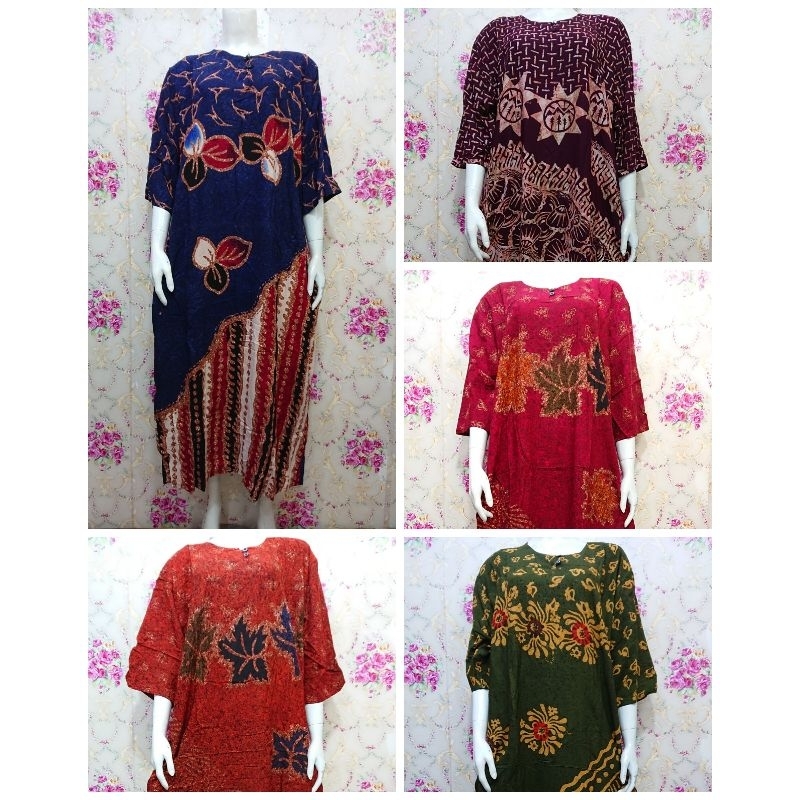 Sammy Sekdress Jumbo//Daster sammy rayon batik//Daster jumbo