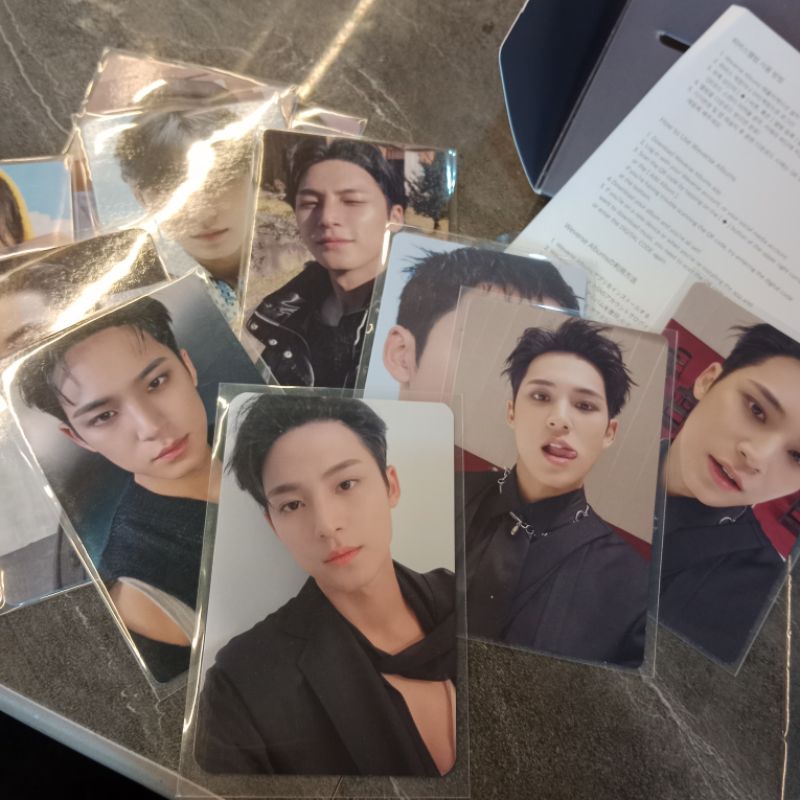 photocard mingyu wonwoo seventeen official gyujum caratland fml heaven pob ktown4u