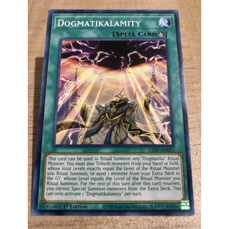 kartu yugioh original dogmatikalamity