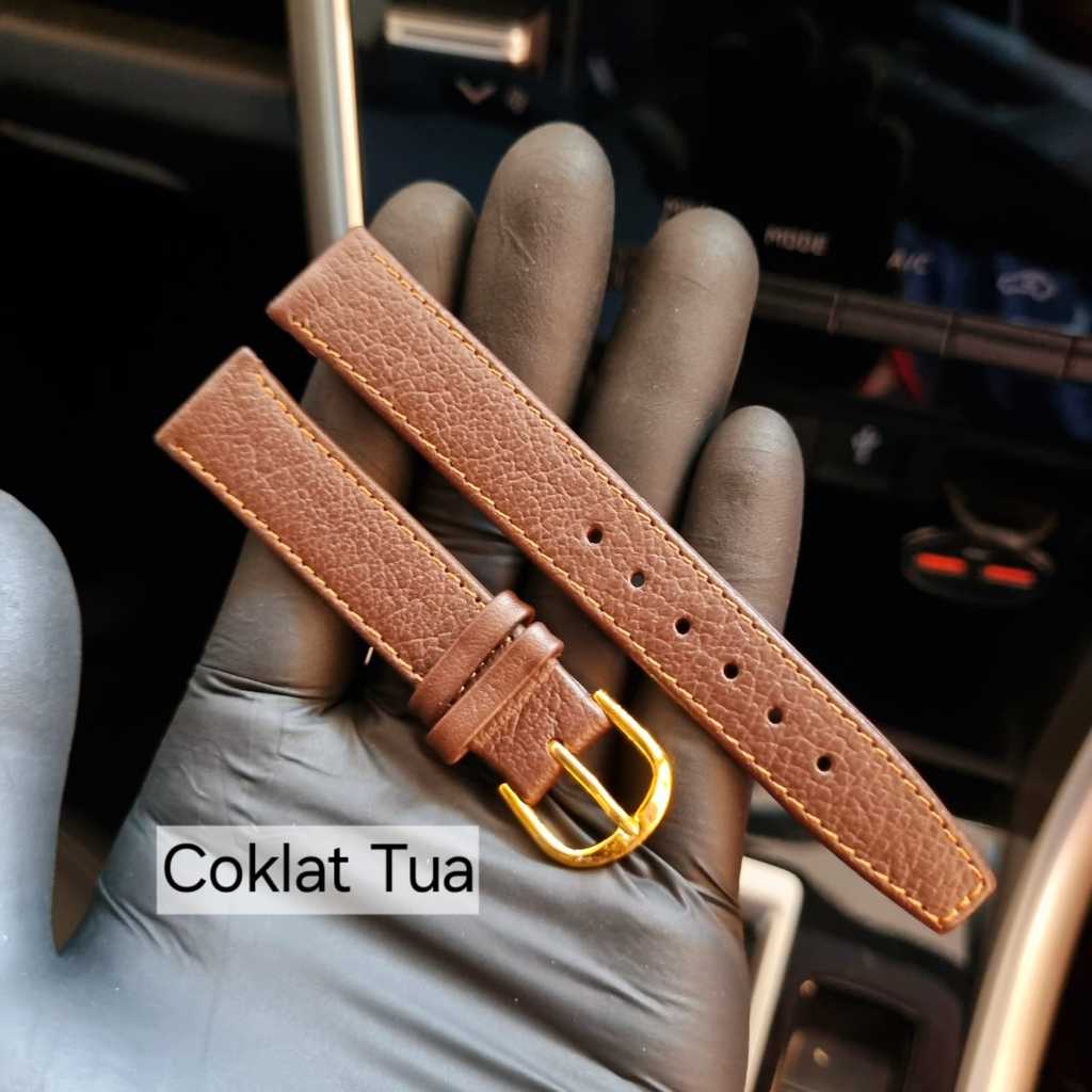 TALI JAM TANGAN KULIT A1 12mm-20mm/strap ja tangan kulit seiko-alba/tali jam kulit/tali jam tangan o