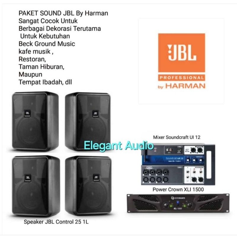 Paket Premium Sound Cafe JBL | Paket Premium Sound Resto JBL