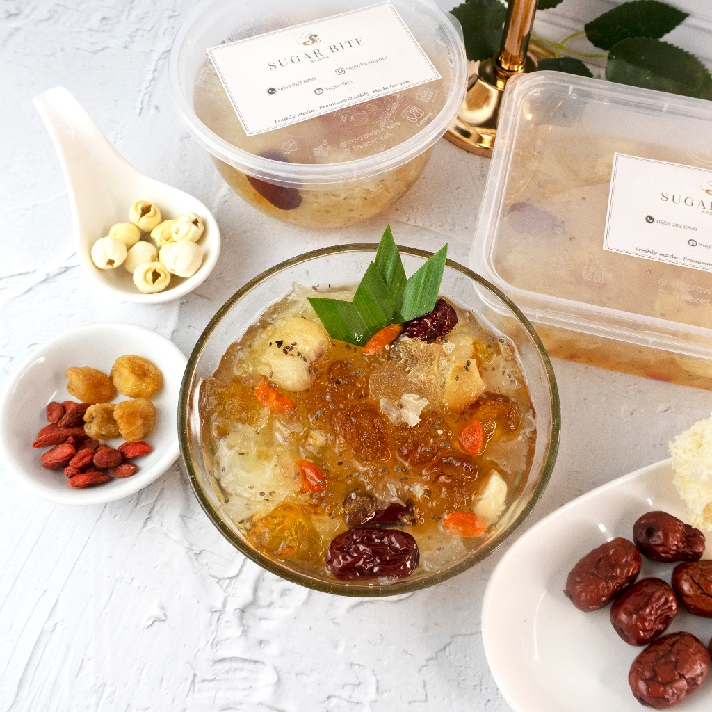 

Peach gum kolagen dengan birdnest| Healthy Dessert