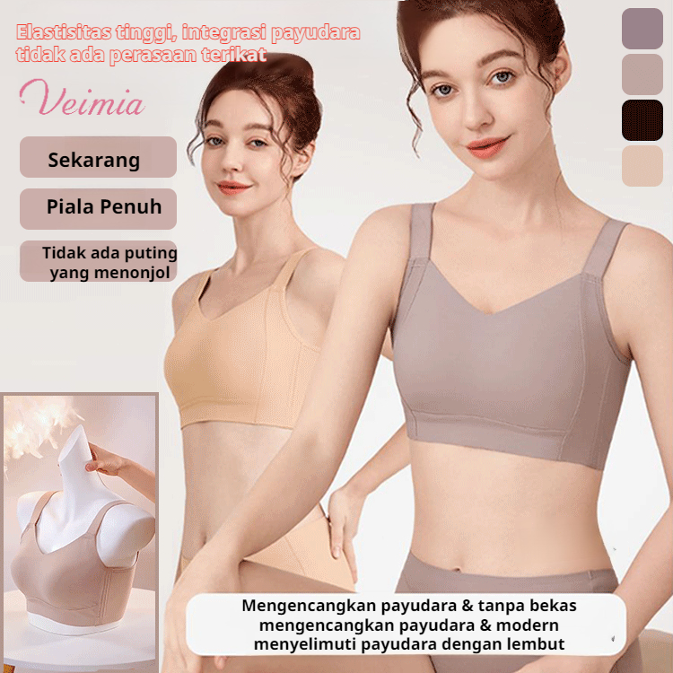 ⭐Veimia-M-2XL Pakaian dalam mulus untuk wanita dengan payudara besar dan payudara kecil/Bra penyangg