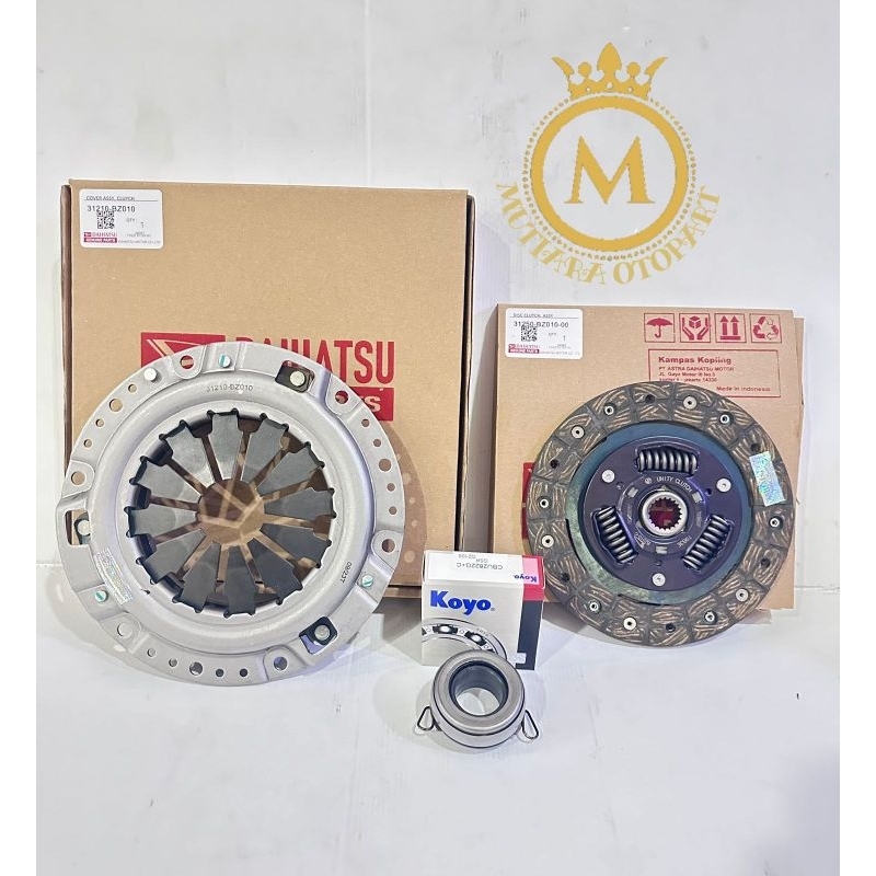KOPLING SET KOMPLIT DAIHATSU XENIA 1.0 1000 CC TAHUN 2004-20011 MATAHARI DEKRUP KAMPAS KOPLING GARAN