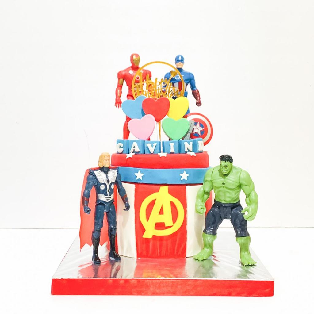 

Kue Ulang Tahun/Birthday Cake/Kue Ultah Tema Avengers/Kue Birthday Jakarta/Kue Avengers