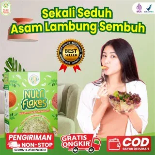 

TOP SELLER!!! Nutriflakes Sereal Umbi Garut Solusi Asam lambung