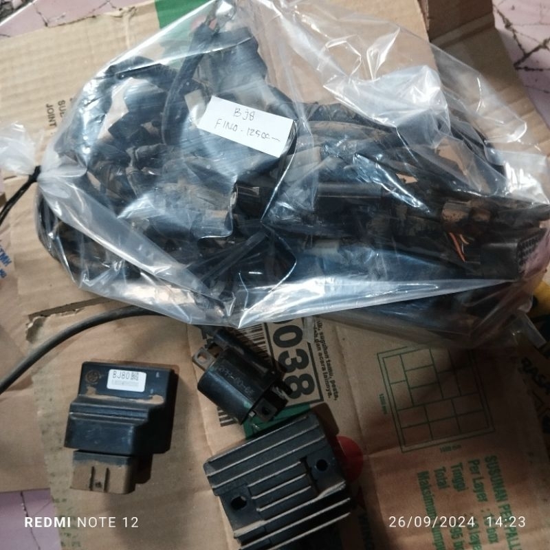 CDI FINO 125 BEKAS COPOTAN ASLI ORIGINAL KODE BJ8 CDI KIPROK FINO 125 KUIL FINO 125