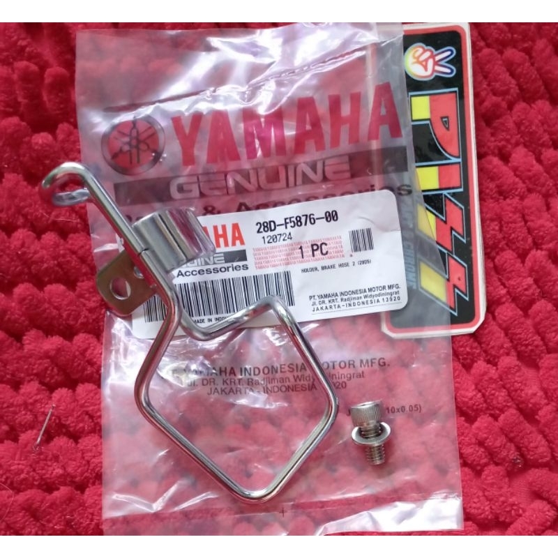 breket dudukan selang rem Mio soul smile Fino kalbu