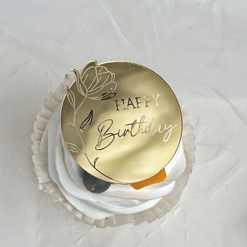 RD Tag Happy Birthday Topper Happy Birthday Bulat