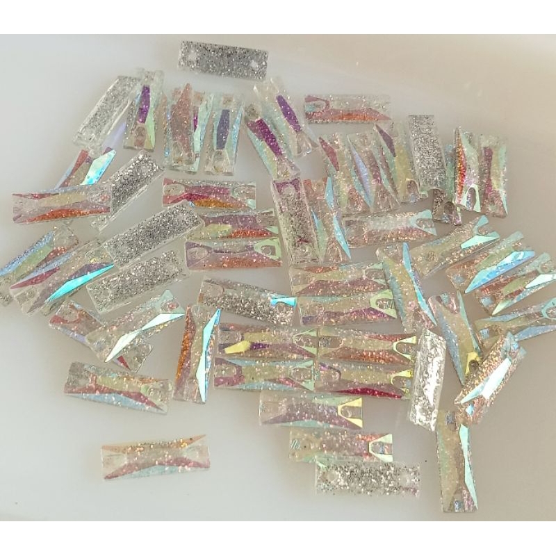 PAYET GLITER PERSEGI PANJANG 5 X 15mm