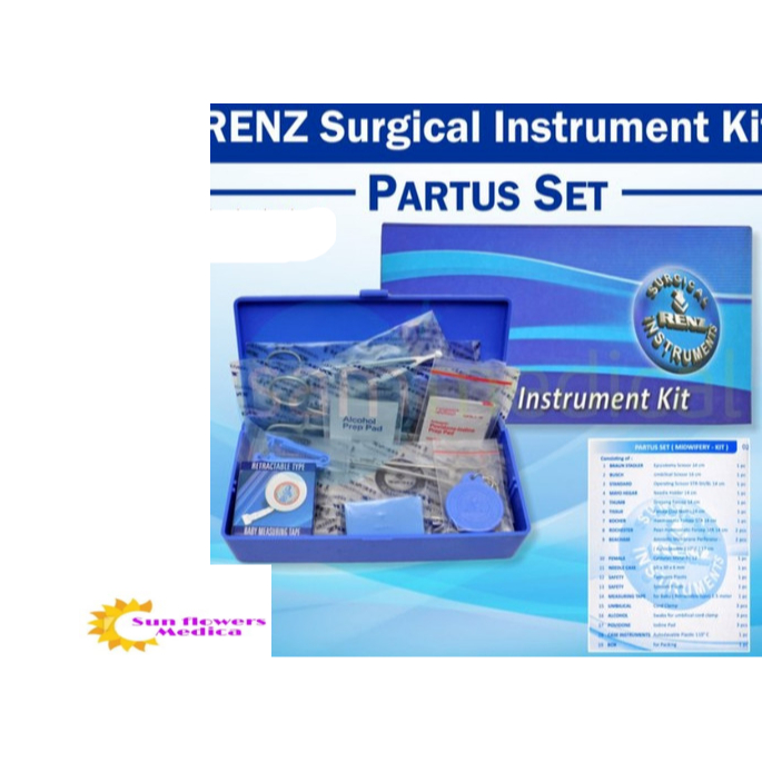 Partus Set Renz / Alat Oprasi Persalinan Kebidanan / Renz Surgical
