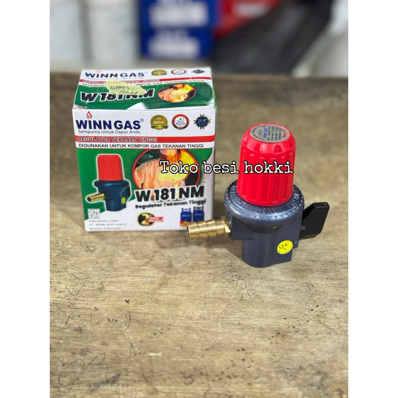 Kepala Kompor Gas / Regulator Tekanan Tinggi Winn Gas 181NM