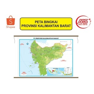 

Peta Bingkai Provinsi Kalimantan Barat Ukuran Besar