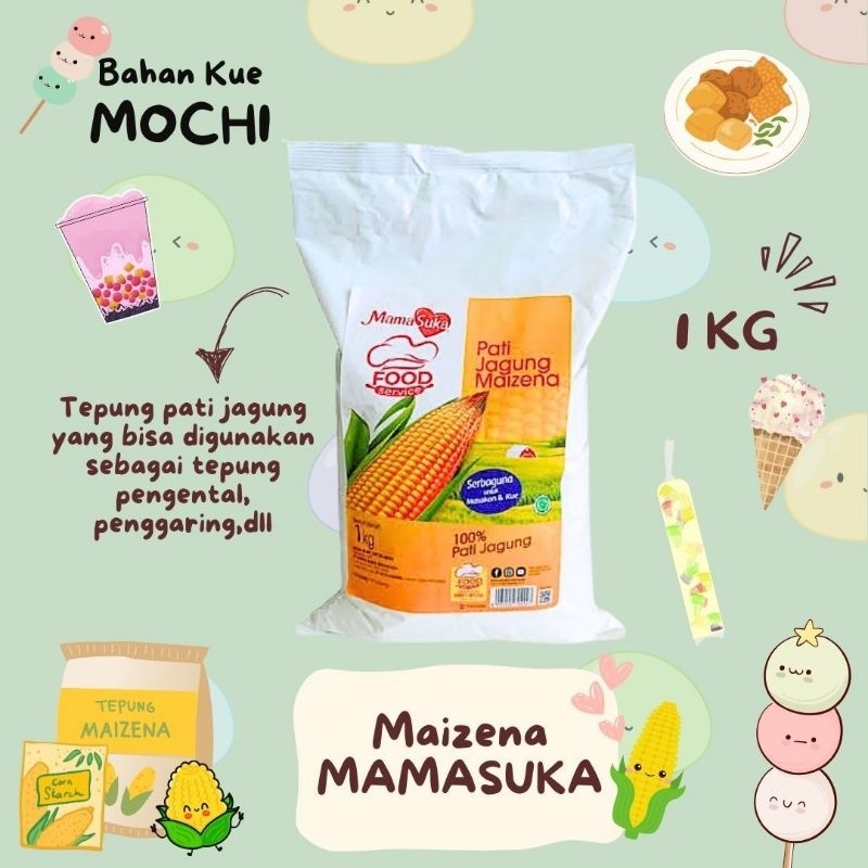 

Mamasuka Tepung Maizena / Corn Strach 1 KG