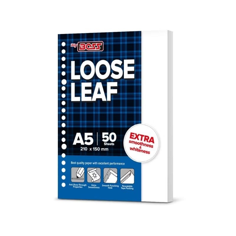 

Loose Leaf / Kertas Binder Polos A5 & B5 BigBoss