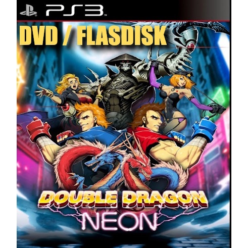 Game ps3 double dragon neon - dvd pkg