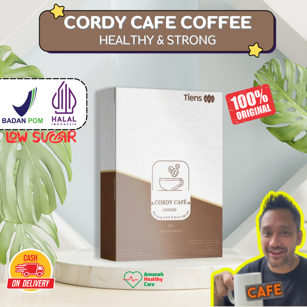

CORDY CAFE COFFEE - KOPI PREMIUM Untuk Stamina Pria, Kuat, Sehat dan Tahan Lama - BPOM HALAL
