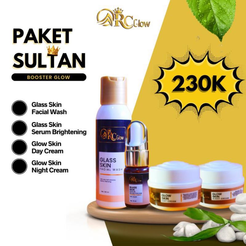 PAKET SULTAN GLOWING DARI RC SKINCARE
