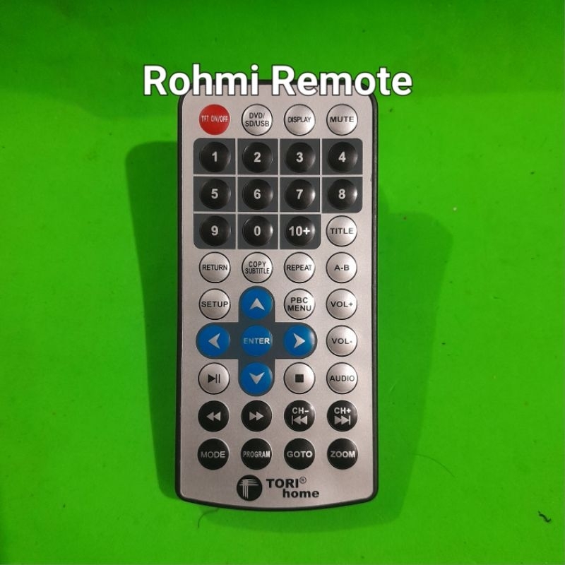 REMOTE REMOT DVD PORTABLE TORI HOME TORIHOME ORIGINAL