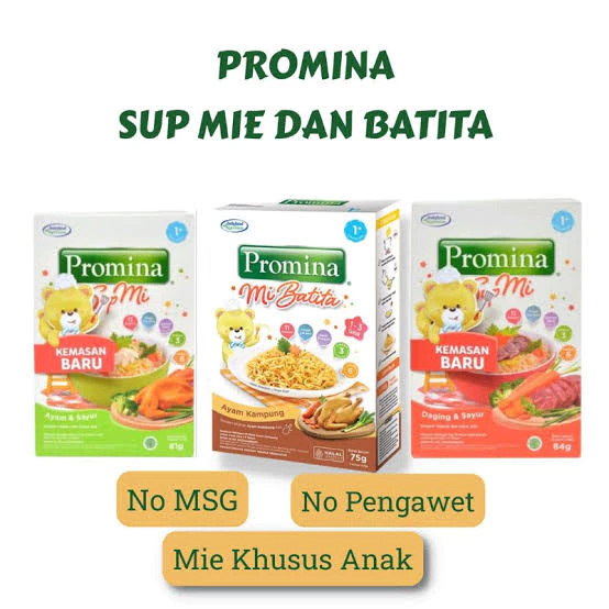 

ARJUNA Promina Sup Mie - Promina Pasta Mac & Cheese dan Mi batita KT3