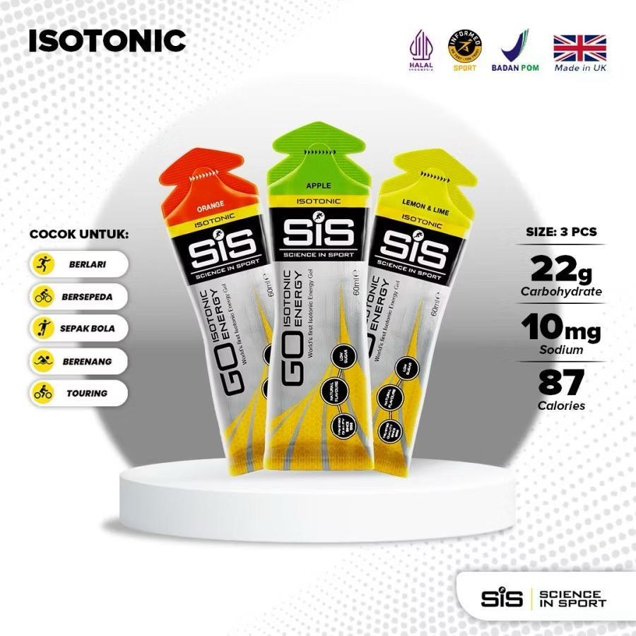 

SIS GO Isotonic Energy Gel 60ml 1 Sachet | Energy Booster Minuman Energi Lari Sepeda Olahraga ECER