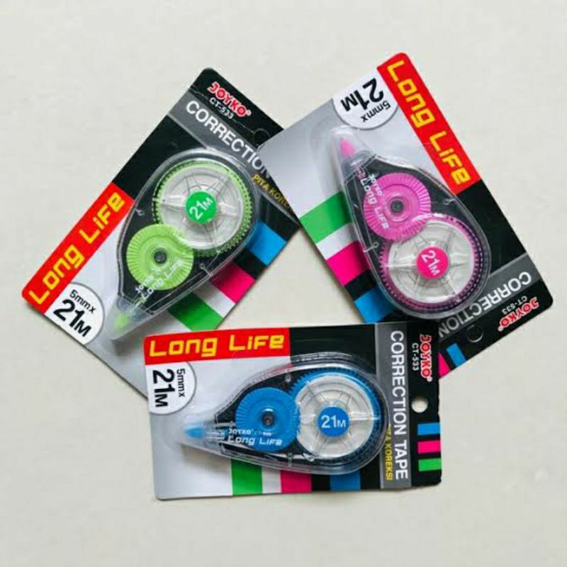 

Correction Tape Pita Koreksi Joyko CT-533 1pcs