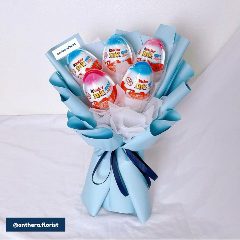 

[SALE] Buket Kinder Joy | Buket Snack Coklat Buket Wisuda dengan Beruang | Chocolate Flower Bouquet