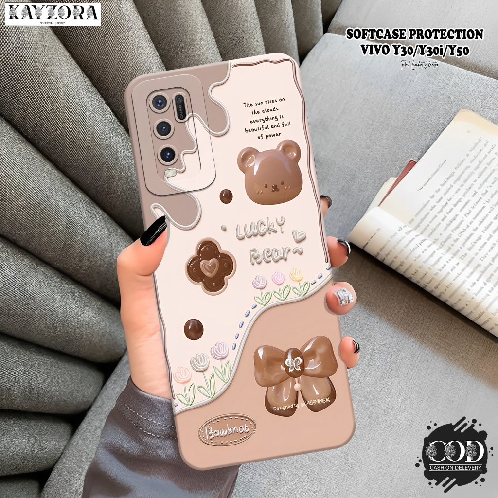 Case VIVO Y30 / Y30i / Y50 Terbaru Fashion Case Kartun Casing VIVO Y30 / Y30i / Y50 Silikon Pro Came