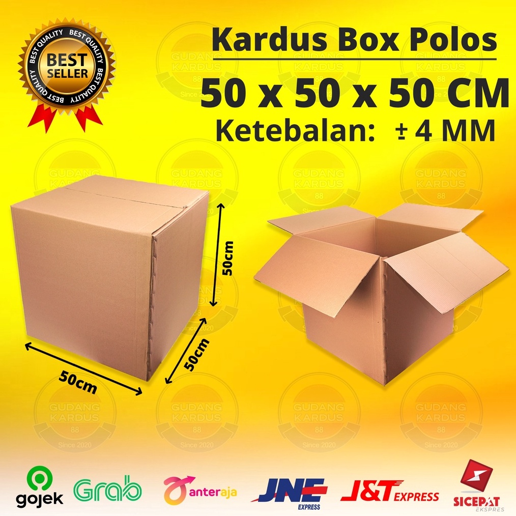 

Kardus Karton Box Besar 5x5x5 CM Kotak Dus dahan Tebal Polos