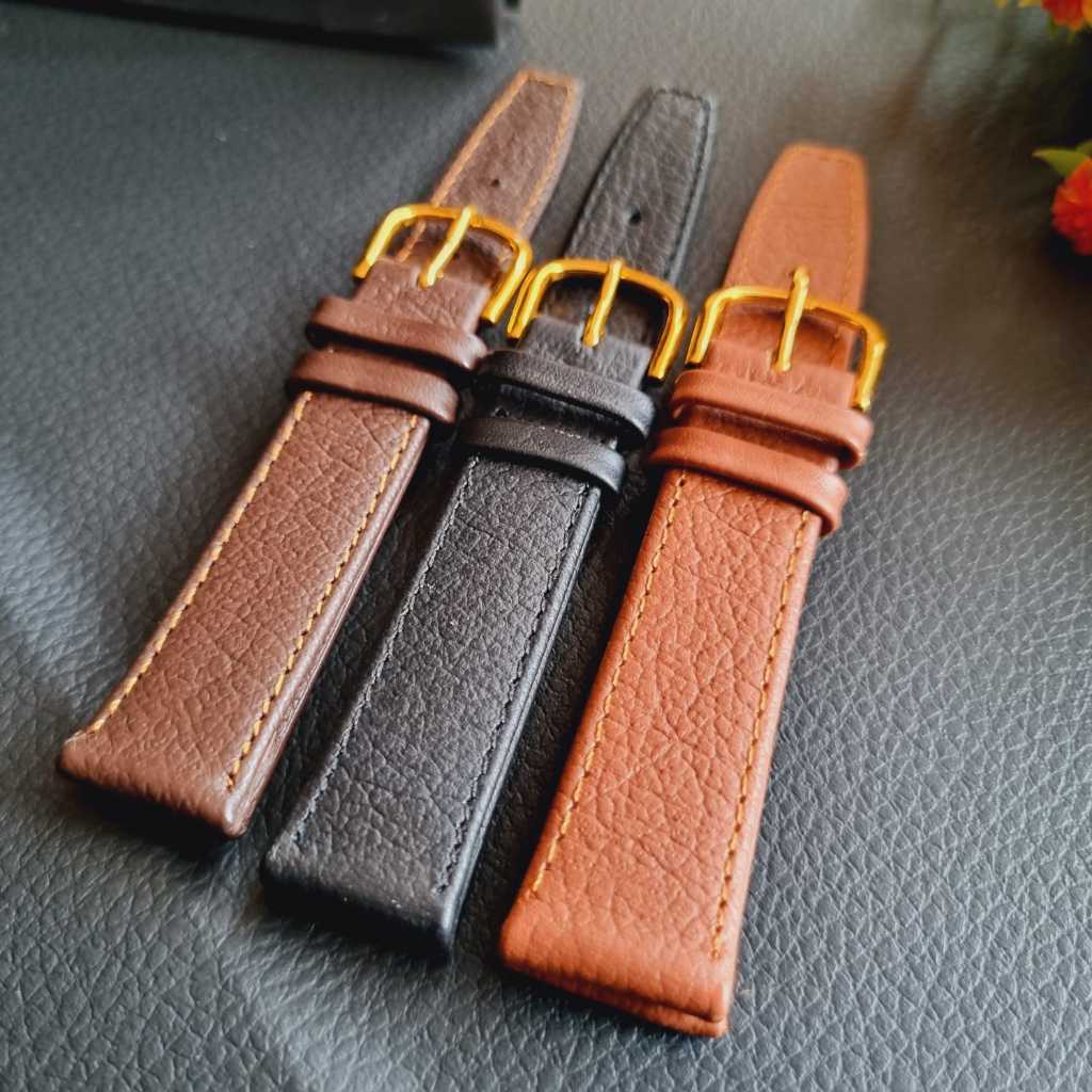 TALI JAM TANGAN KULIT A1 12mm-20mm/strap ja tangan kulit seiko-alba/tali jam kulit/tali jam tangan o