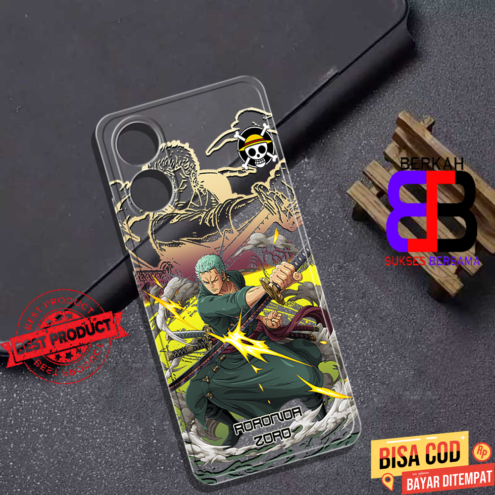 Soft Case Clear Opoo A17 - Casing Oppo A98 Terbaru Berkah Sukses [ ZORRO OP ] Silikon Hp Oppo A18 - 